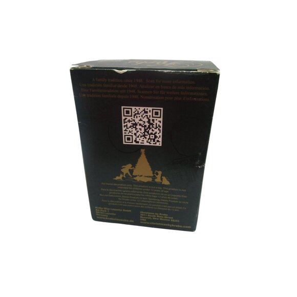 Krebs Glass Chubby Snowman Ornament Red Scarf Hat 3.5" NIB - Picture 7 of 8